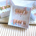 Pink Baroque - Size Medium, Long Almond