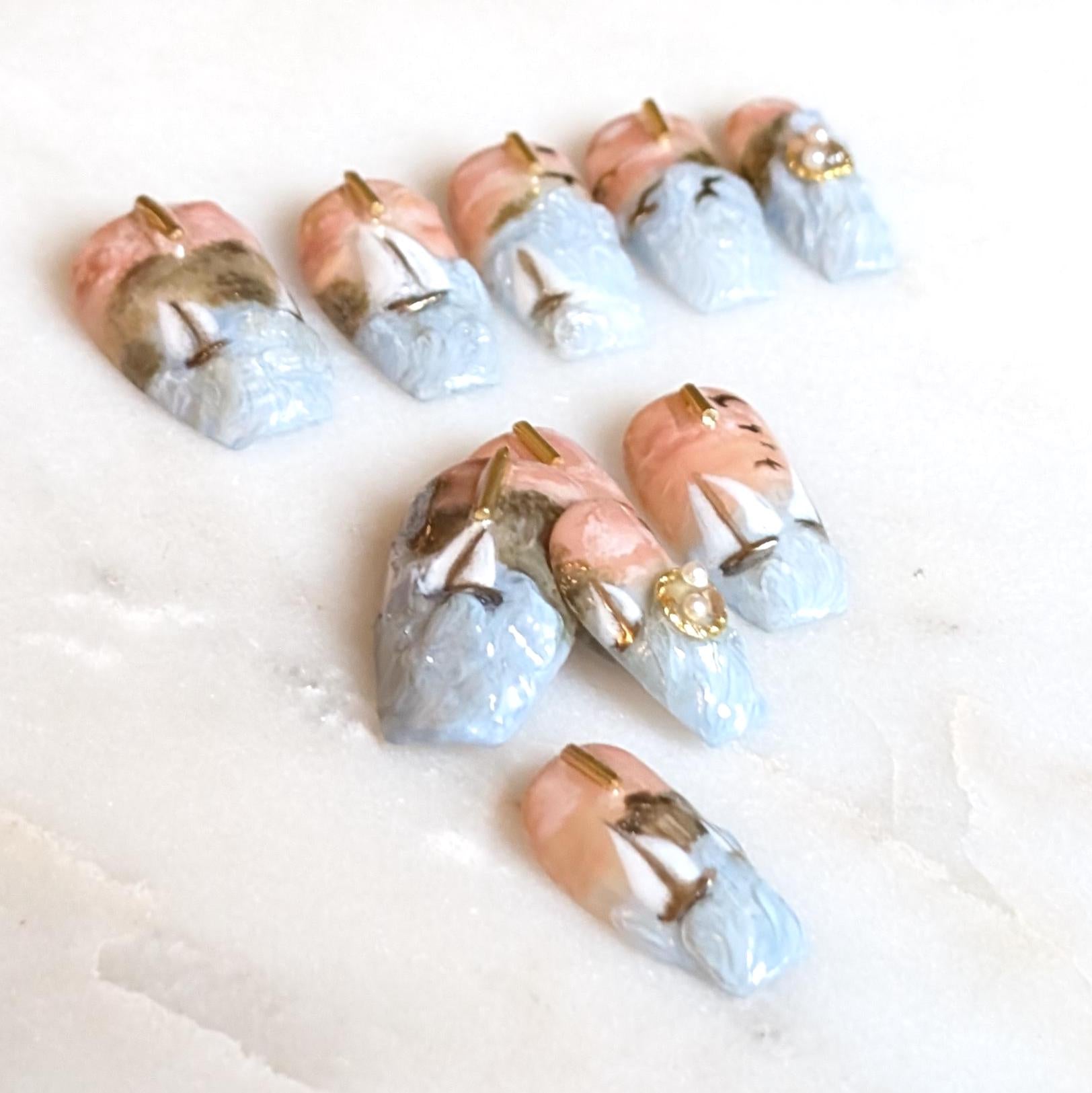 Terracotta Sailboats - Size Large, Medium Coffin