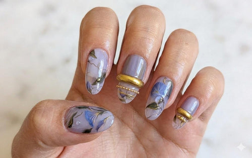 Morning Glories - Size Small, Long Oval