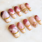 Venetian Marble - Size Large, Long Coffin