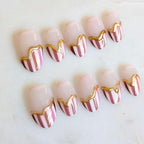 Striped Cabana - Size Medium, Medium Oval